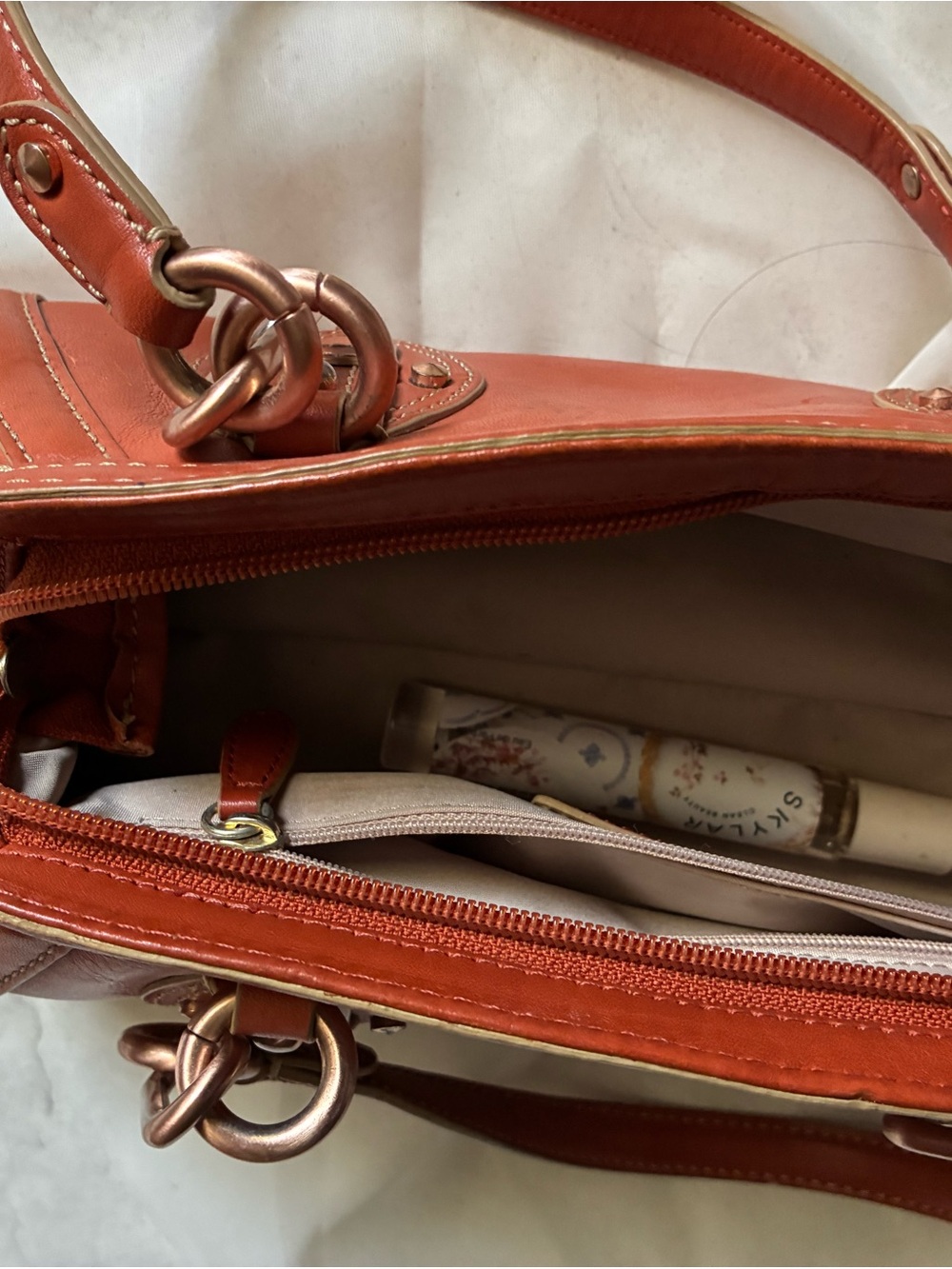 Cole Haan Leather Mini Shoulder Satchel - Picture 9 of 11